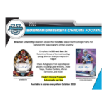 2023 Bowman University Chrome Football Hobby 12 Box Case - Image 2