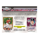 2023 Topps Chrome Baseball Hobby 12 Box Case - Image 2