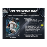 2023 Topps Chrome Black Baseball Hobby 12 Box Case - Image 5