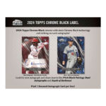 2024 Topps Chrome Black Baseball Hobby 12 Box Case - Image 2