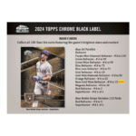 2024 Topps Chrome Black Baseball Hobby Box - Image 4