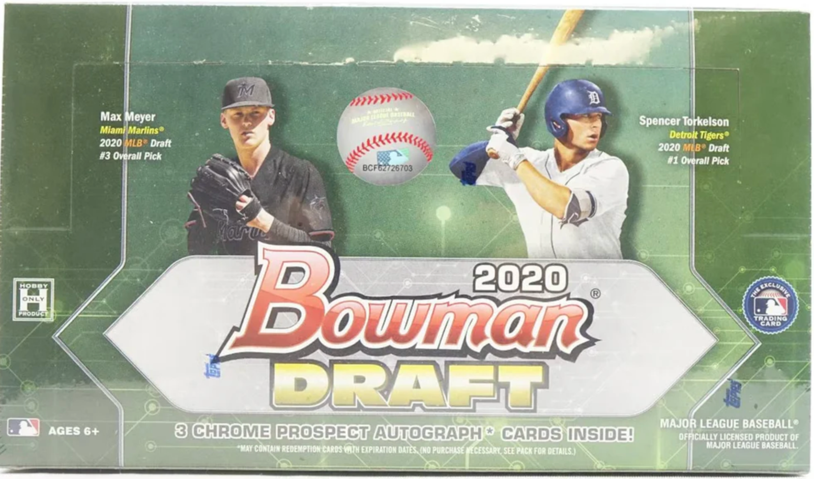 Screenshot2024-09-13at11.39.41AM 2020 Bowman Draft Baseball Jumbo Hobby Box - Image 1