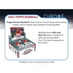 2024 Topps Chrome Baseball Jumbo 8 Box Case - Image 2