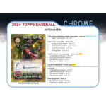 2024 Topps Chrome Baseball Jumbo 8 Box Case - Image 16