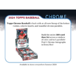 2024 Topps Chrome Baseball Hobby 12 Box Case - Image 2
