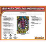 2023/24 Topps UEFA Club Competitions Merlin Chrome Soccer Hobby 12 Box Case - Image 4