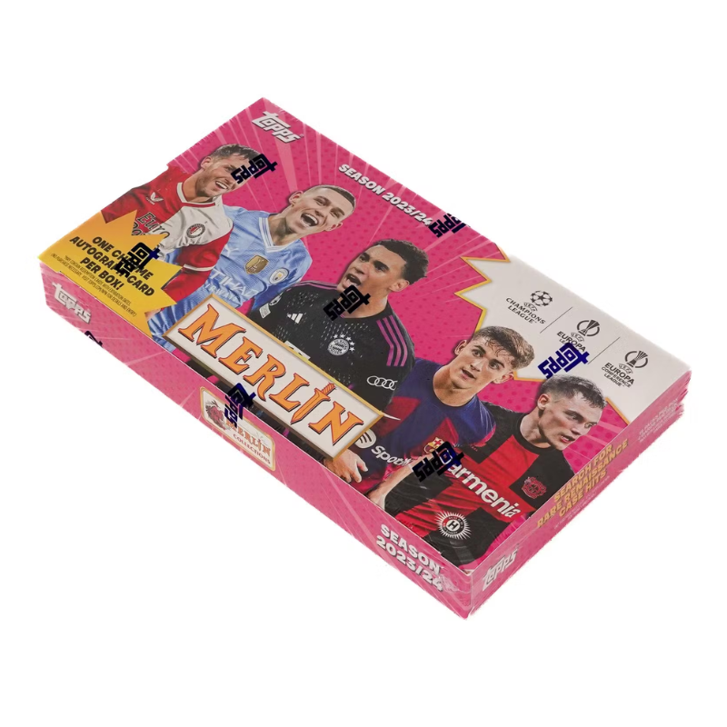 resizing_for_shopify_-_2024-09-19T113847.541_fe1359cc-ed20-47aa-bbd7-b2be6ef7bb49 2023/24 Topps UEFA Club Competitions Merlin Chrome Soccer Hobby 12 Box Case - Image 1