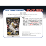 2024 Topps Update Series Baseball Hobby 12 Box Case - Image 3