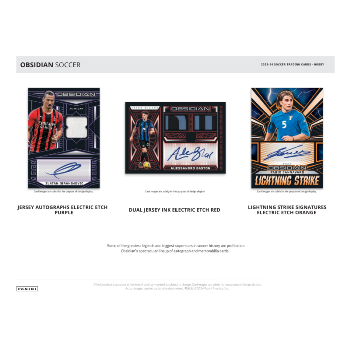 2023-24 Panini Obsidian Lightning Strike Bryan Robson Auto