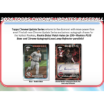 2024 Topps Chrome Update Series Baseball Hobby 6 Box Case - Image 2