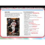2024 Topps Chrome Update Series Baseball Hobby 6 Box Case - Image 4