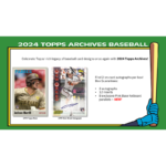 2024 Topps Archives Baseball Hobby 10 Box Case - Image 2