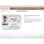 2024 Topps Dynasty Baseball Hobby Box - Image 4