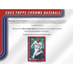 2025 Topps Chrome Baseball Breaker's Delight 6 Box Case - Image 2