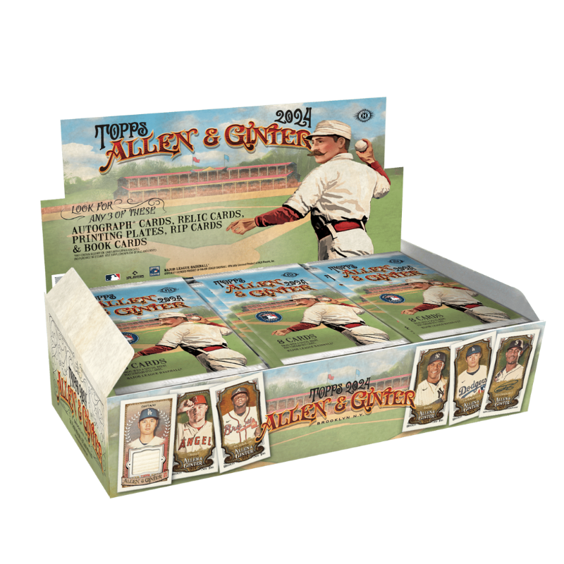 resizingforshopify-2024-10-15T124352.719 2024 Topps Allen and Ginter Baseball Hobby 12 Box Case - Image 1