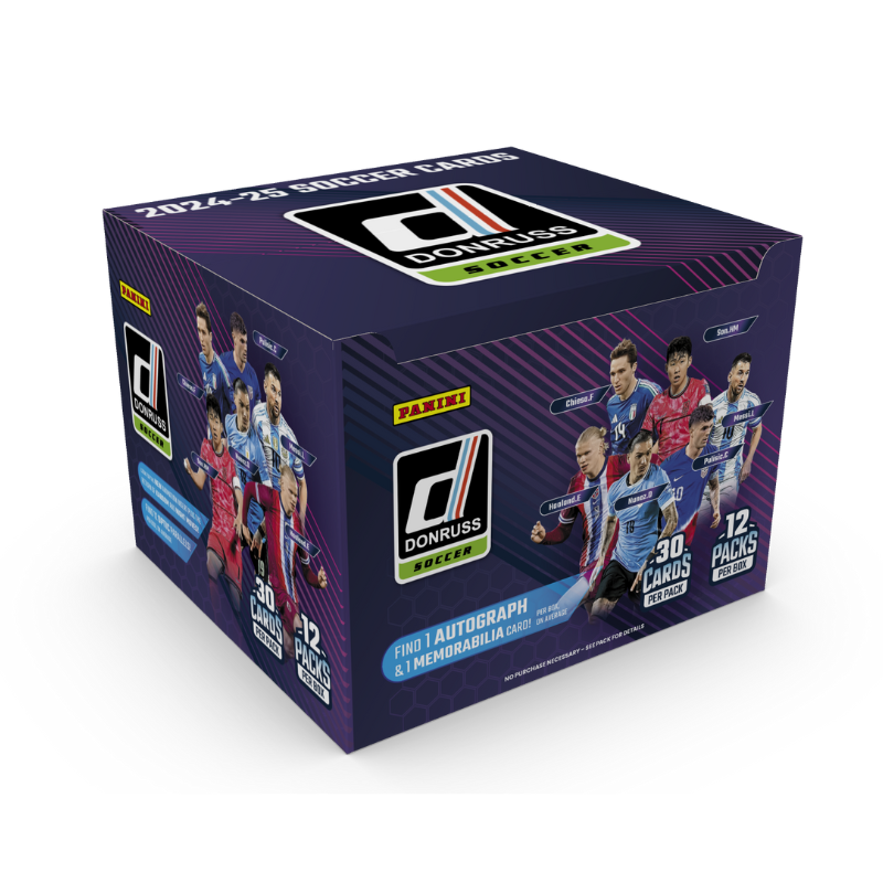 resizingforshopify-2025-01-13T124250.765 2024/25 Panini Donruss Soccer Hobby 12 Box Case - Image 1