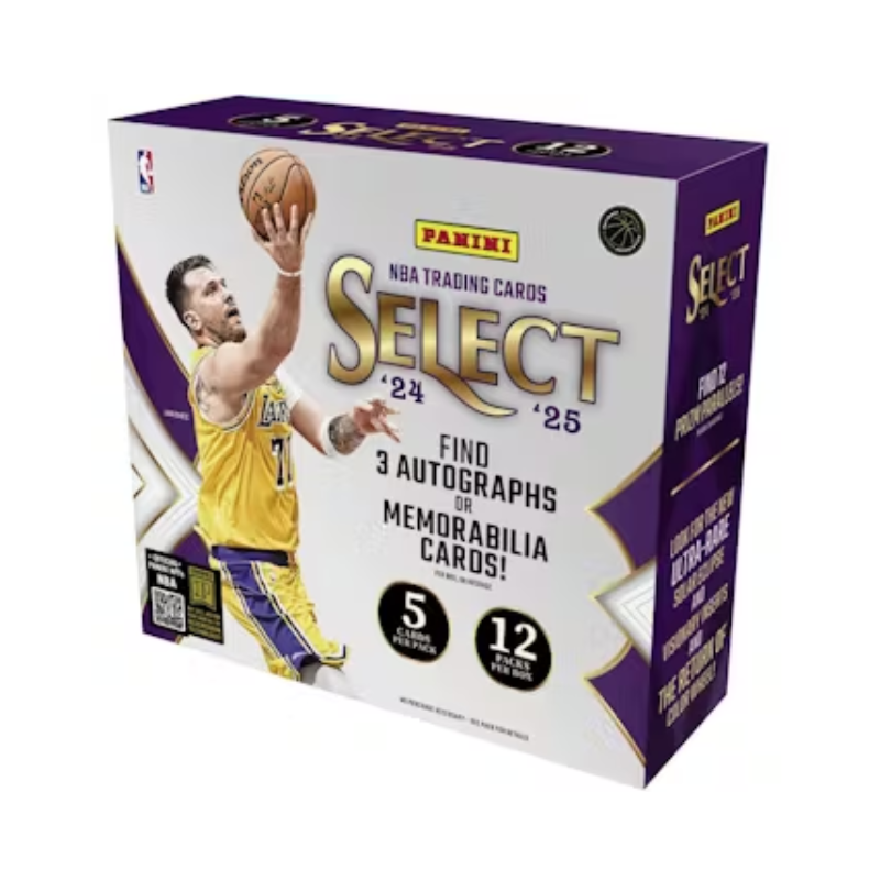 resizingforshopify-2025-06-10T165322.304_9adbf96b-6b0f-4762-943c-1f97d86b4824 2024/25 Panini Select Basketball Hobby 12 Box Case - Image 1