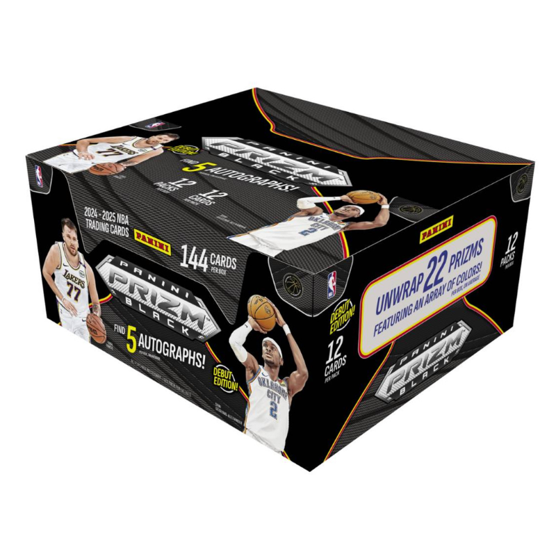 resizingforshopify-2025-09-16T170856.545_a933847f-0440-4163-910f-30da83f2d1fb 2024/25 Panini Prizm Black Basketball Hobby Box - Image 1