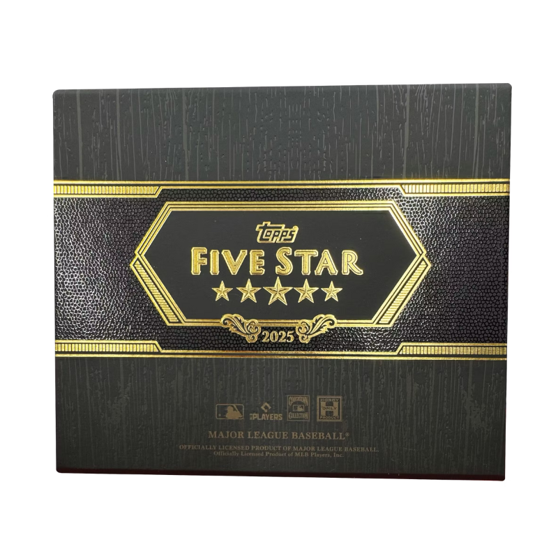 resizingforshopify-2026-01-02T124212.164 2025 Topps Five Star Baseball Hobby 3 Box Case - Image 1