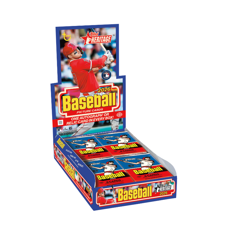 resizingforshopify-2026-02-25T131208.381 2026 Topps Heritage Baseball Hobby 12 Box Case - Image 1