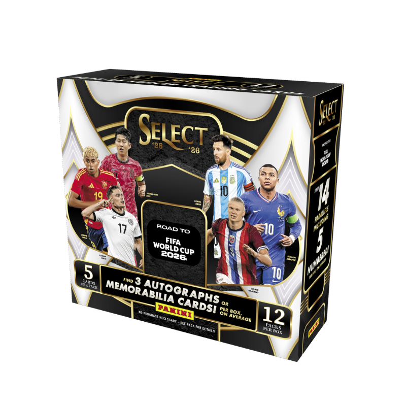 resizingforshopify-2026-05-07T125852.718 2025/26 Panini Select Road to World Cup Soccer Hobby Box - Image 1
